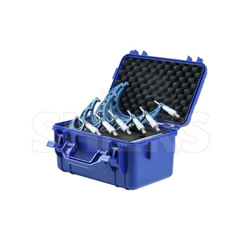 Shars 0-6" Premium Outside Micrometer 0.0001" Precision Solid Metal Frame