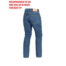 WICKED STOCK Motorcycle Jeans for Men - CE Level 2 Armor - Light Blue