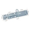 2 x Brenton Strong Sliding Padlock Shed Gate Door Bolt