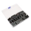 55Pcs Hollow Punch Cutter High Carbon Steel Rich Sizes Box