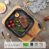 ESLITE LIFE 11 Inch Nonstick Grill Pan with Lid for