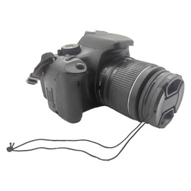 3-Pack 58mm Front Lens Cap Cover for Canon EF-S 18-55mm f/3.5-5.6 IS II/STM & f/4-5.6 IS STM Lens, Compatible with EOS Rebel T7, T6, T5, T8i, T7i, SL3, SL2, 4000D & More (58mm Filter Thread)