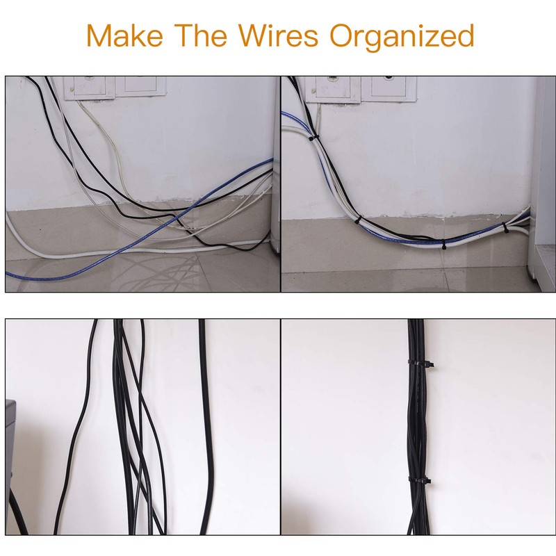 OneLeaf Cable Ties 6 Inch Heavy Duty Zip Ties with