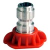 K-T Industries 6-7047 Red Blasting Nozzle, 0-Degree x 4.0mm