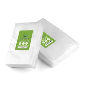 VacYaYa 100 Bags 15x25(50)+20x30(50) cm Vacuum Food Sealer Machine Freezer Storage Bags,Vac Seal a Meal Bags with BPA Free and Heavy Duty Sous Vide Vaccume Seal PreCut Bag