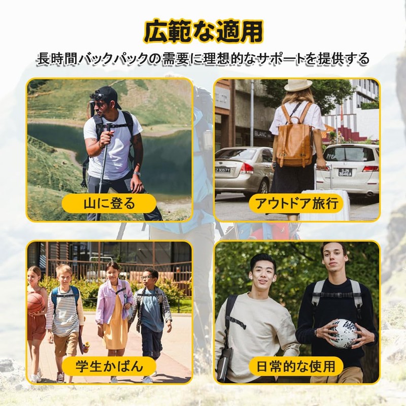 UrbanPulse Magnetic Backpack Strap, Chest Strap, Magnetic Absorption, Chest Belt,