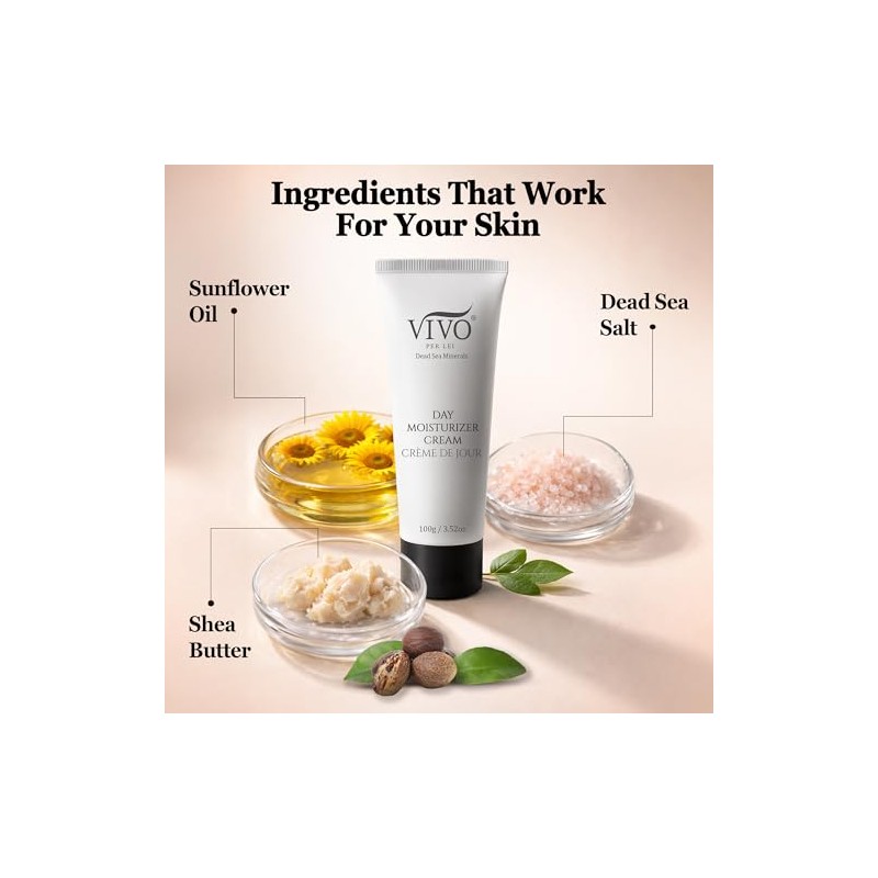 Vivo Per Lei Moisturizing Day Cream, 1.7-Fluid Ounce