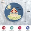 Wrova Wheat Straw Dinner Plates 10 Inch Unbreakable Set of