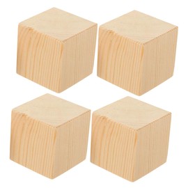 LALAFINA 3sets 4pcs Wooden Furniture Lift Pads Durable Bed Table Risers Height Sturdy Wood Blocks for Couch Chair Elevation for Space Maximization and Stability 4pcs*3