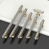 Amerdeco 10 Pack Brushed Satin Nickel Cabinet Knobs 2 Inch