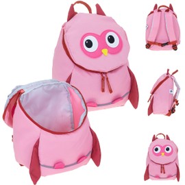 Elephant Children's Backpack for Boys and Girls and Children, Nursery Backpack for Children from 3 Years, Owl Pink Classic 351
