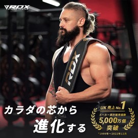 RDX Wrist Strap, Lifting Strap, For Training, Gym, For Beginners to Professionals, Includes Anti-Slip Pads, Weightlifting, Muscle Training, Both Hands, Men's, Women's, Genuine Japanese Product (Red)