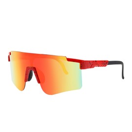 MALIDAK Sports Sunglasses for Mens Women Youth Baseball Sunglasses UV400 Protection Men Cycling Glasses Ideal for Surfing, Running, Climbing, Fishing