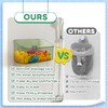 Bath Toy Storage Holder for Bathtub 1pcs, Large Capacity Clear