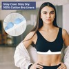 Gadget Planet Cotton Under Bra Liners (WHITE)- Cool Support, Comfort,
