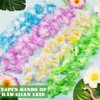 24pcs Hawaiian Leis - Colorful Flower Necklaces for Parties