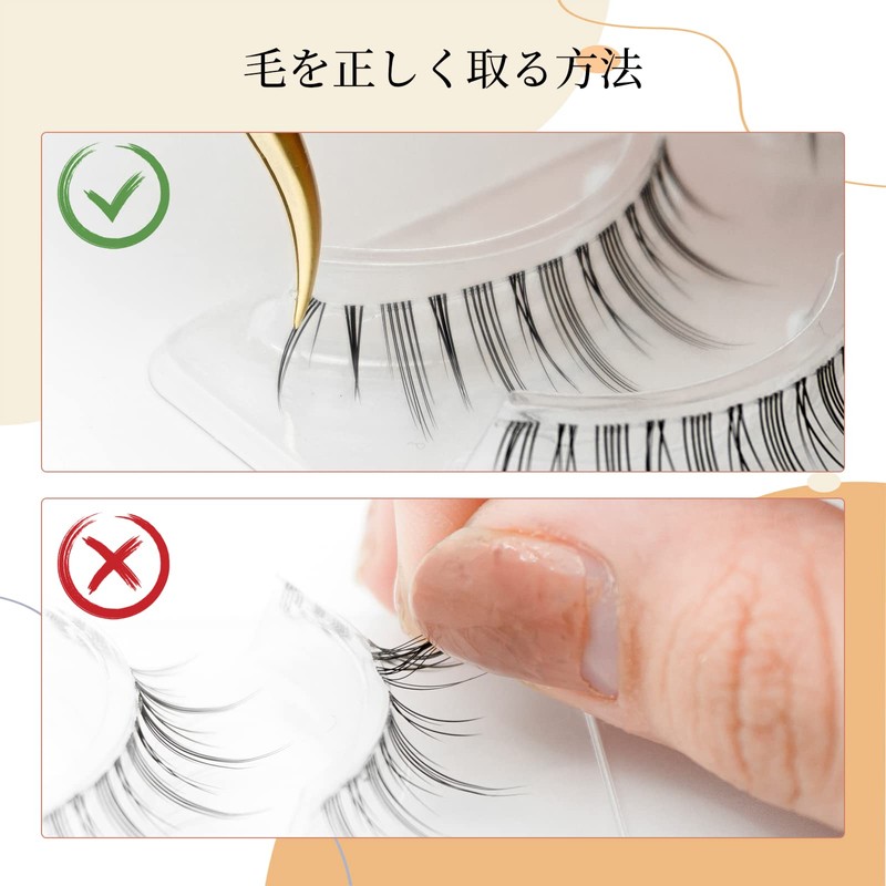 LASHIDOL False Eyelashes, Natural Eyelashes, False Eyelashes, Corner of Eyelashes,