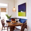 Homebelife Transparent Clear Hammered Glass Pendant Light with Brass Gold