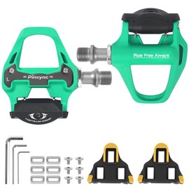 Pinsync Road Bike Pedals Compatible with SPD-SL Cleats, Ultra-light 130g