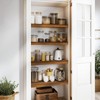 Gashell Wire Shelf Covers, Bamboo Wire Rack Covers for Pantry,
