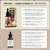 Vitamin D3 + K2 Children's Drops 2000x - with 650