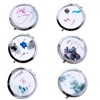 Eabdice Pack of 6 Pocket Mirrors, Compact Round Mirrors, Looking