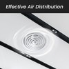Repa Market 8" Inch Round Aluminum Ceiling Diffuser - Industrial