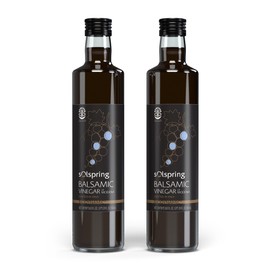 Dr. Mercola Solspring Balsamic Vinegar of Modena - Fruit Vinegar from Traditional Italian Grapes - Gourmet Salad Dressing & Sauce - 16.9 Fl Oz (33 Servings)