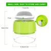 Spiralizer, 4-in-1 Handheld Vegetable Chopper, for Vegetables and Fruits, Green