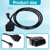 7011U-08 Cable for OBD2 OBDII Cable Compatible for Xcalibrator X4