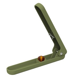 Nut Crackers for All Nuts, Chestnut Clip Tool for pecans, Cross Chestnut Opener, Sharp Blade, Effortless Extended Handle [Color: Olive Green]