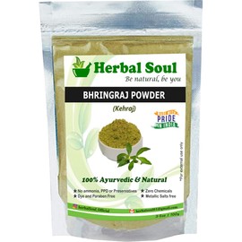 Herbal Soul Combo of Bhringraj | False Daisy | Kehraj Powder (100g) + Orange Peel Powder (100g) for DIY Face Packs, 200g