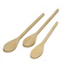 IMUSA USA IMU-71109 Wood Spoon Set 3-Piece, Tan