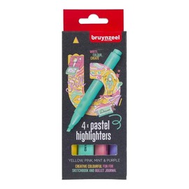 Bruynzeel Pastel Highlighters 4-Piece Set