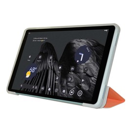 AKNICI Case for Teclats P85T Android 13 Touch 8 Inch Tablet, Ultra Thin PU Leather Soft TPU Back Cover Folding Stand Protective Case for Teclats P85T, Orange