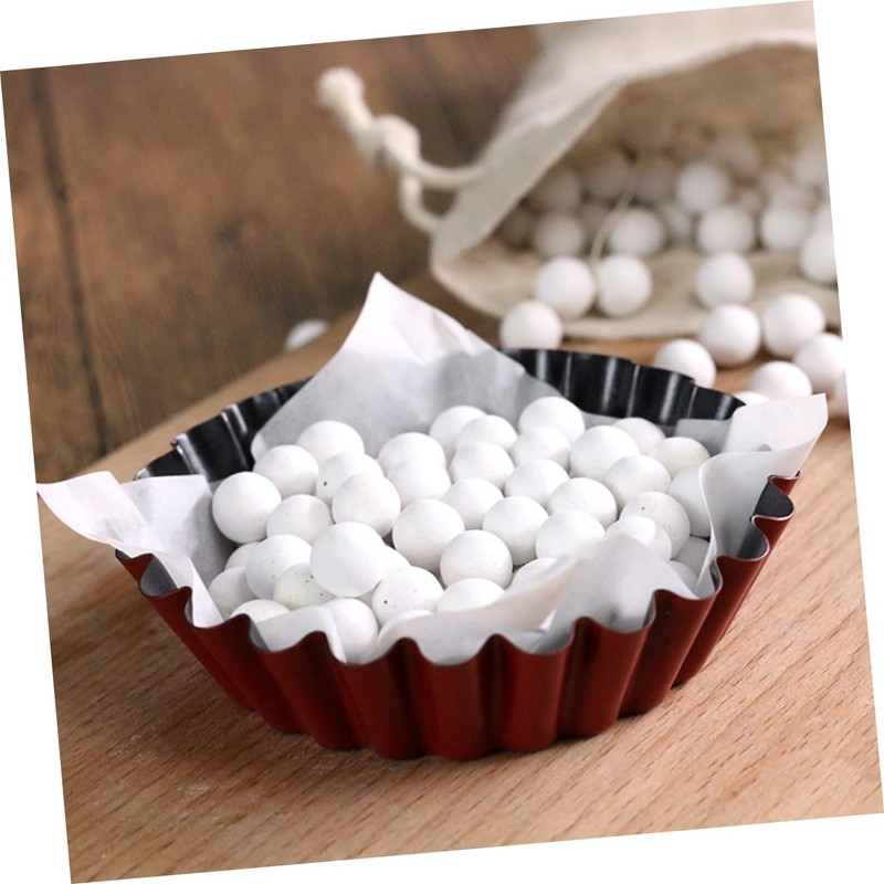 LABRIMP 1bag Steam Stone Baking Pan Heat Resistant Tart Pan