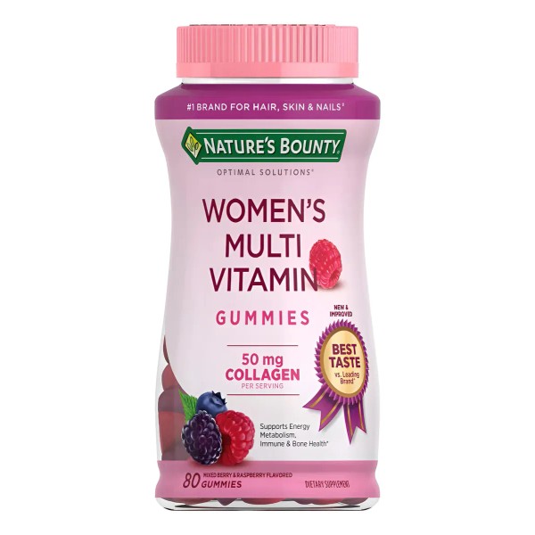 Multivitamnicas Natures Bounty Frambuesa Con 80 Gomitas - Producto Original