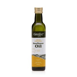 Plenty Cold Pressed Sunflower Oil 375 ml