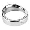 7in Silver Headlight Trim Ring Motorcycle Light for Touring Road