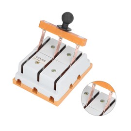 Safety Control Knife Switch, 3 Pole Double Throw Knife Switch, 380V 100A, Flame Retardant Electrical Switches, Manual Isolated Power