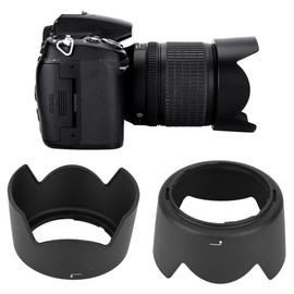 HB-34 Lens Hood, Camera Mount Lens Hood Replacement for Nikon AF-S DX 55-200mm F/4-5.6G ED 85mm F/3.5G Lens