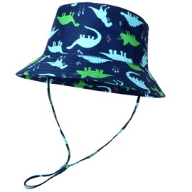 JUPSK Kid's Sun Hat, Toddler Bucket Hat Children's Foldable Hat Adjustable Summer Protection Hat Outdoor Play Hat Portable Unisex Beach Hat Sun Protection Hat