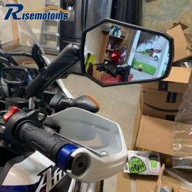 RI For Honda Africa Twin Mirror Kit, Folding, Dual Sport, ADV, w/Ball,Arm