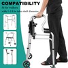 HPWFHPLF Walker Ski Glides, 2 Pack Universal Fit Walker Gliders,