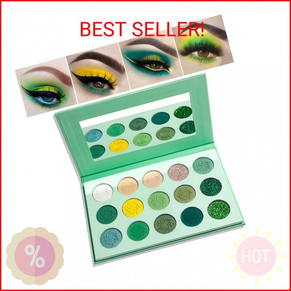 QIUFSSE Green Eyeshadow PaletteQIUFSS
