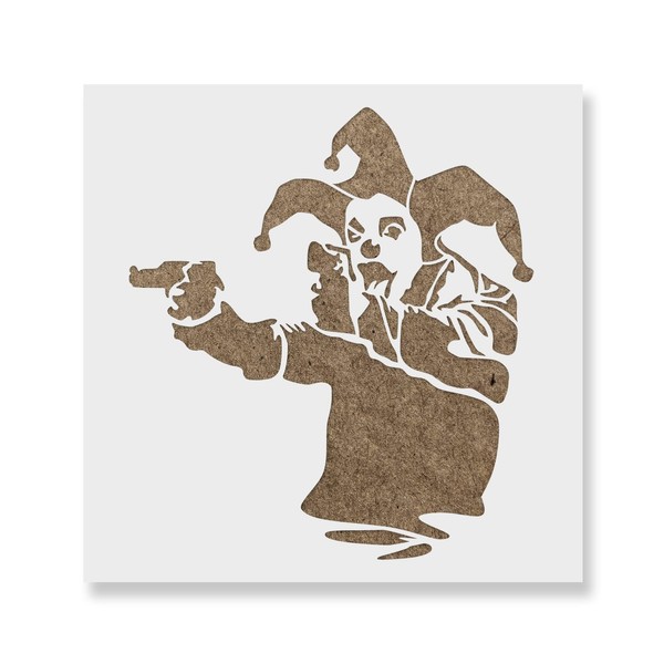 Gun Clown Banksy Stencil - Enhance Your Space with Banksy