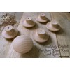 Wood knobs Extra Large 2 inch Big Wooden knob for