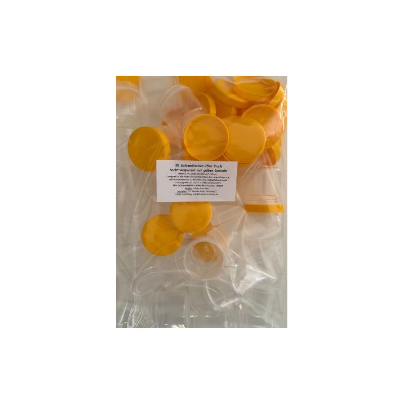 30 Ointment Jar Containers Cream/Ointment Kruke – 25ml – Highly