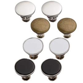 ZENGLU 8 sets of 17 mm Pants Button, Jean Buttons Pins for Loose Jeans, Adjustable Button for Jeans, Reusable and Adjustable Metal Pants Button Tightener