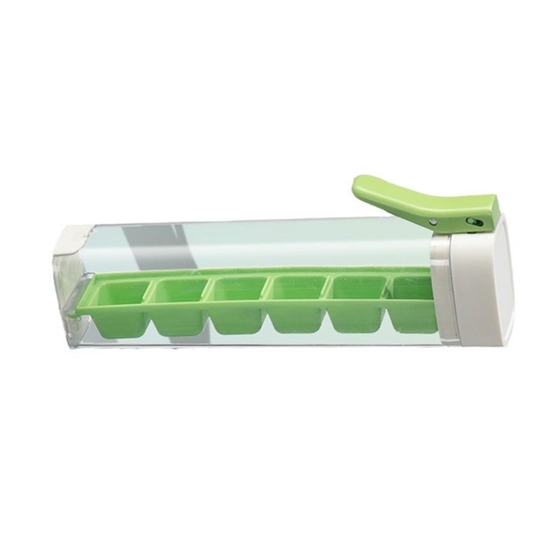 MEIBAOGE Easy Demould Ice Maker with Handle Single Hand Press